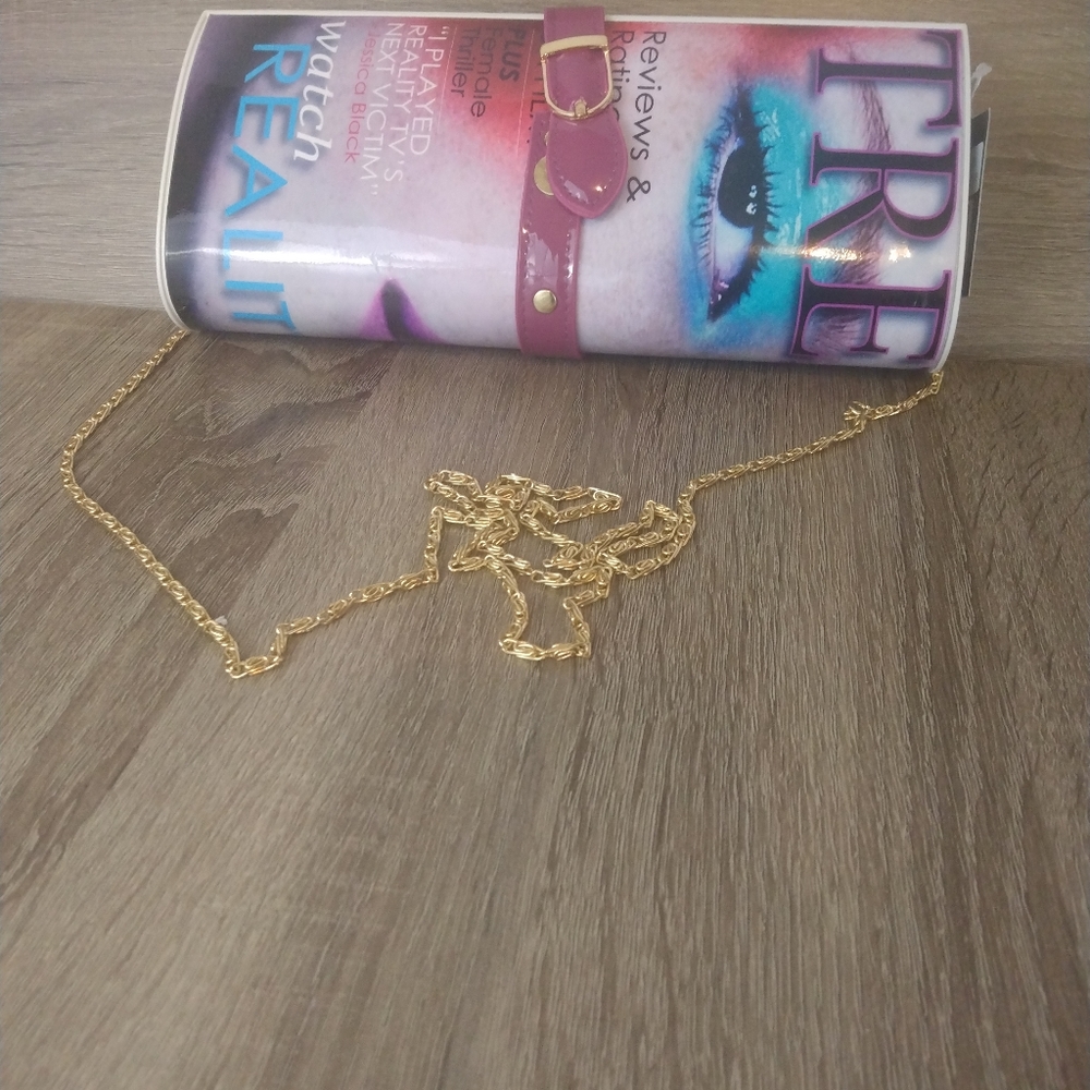 Ruby Collection Trends Makeup Magazine Crossbody Purse